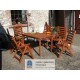 Drewniane fotele ogrodowe krzesło z serii Sorrento