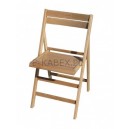 Drewniane krzesło składane bukowe wzmacniane 